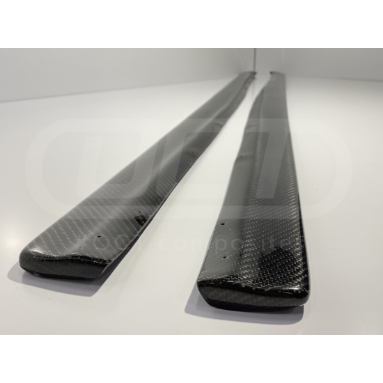 PRO EL カーボン エアロバー Carbon Fiber Mirror Side J-Panel Set fit for Mitsubishi Lancer